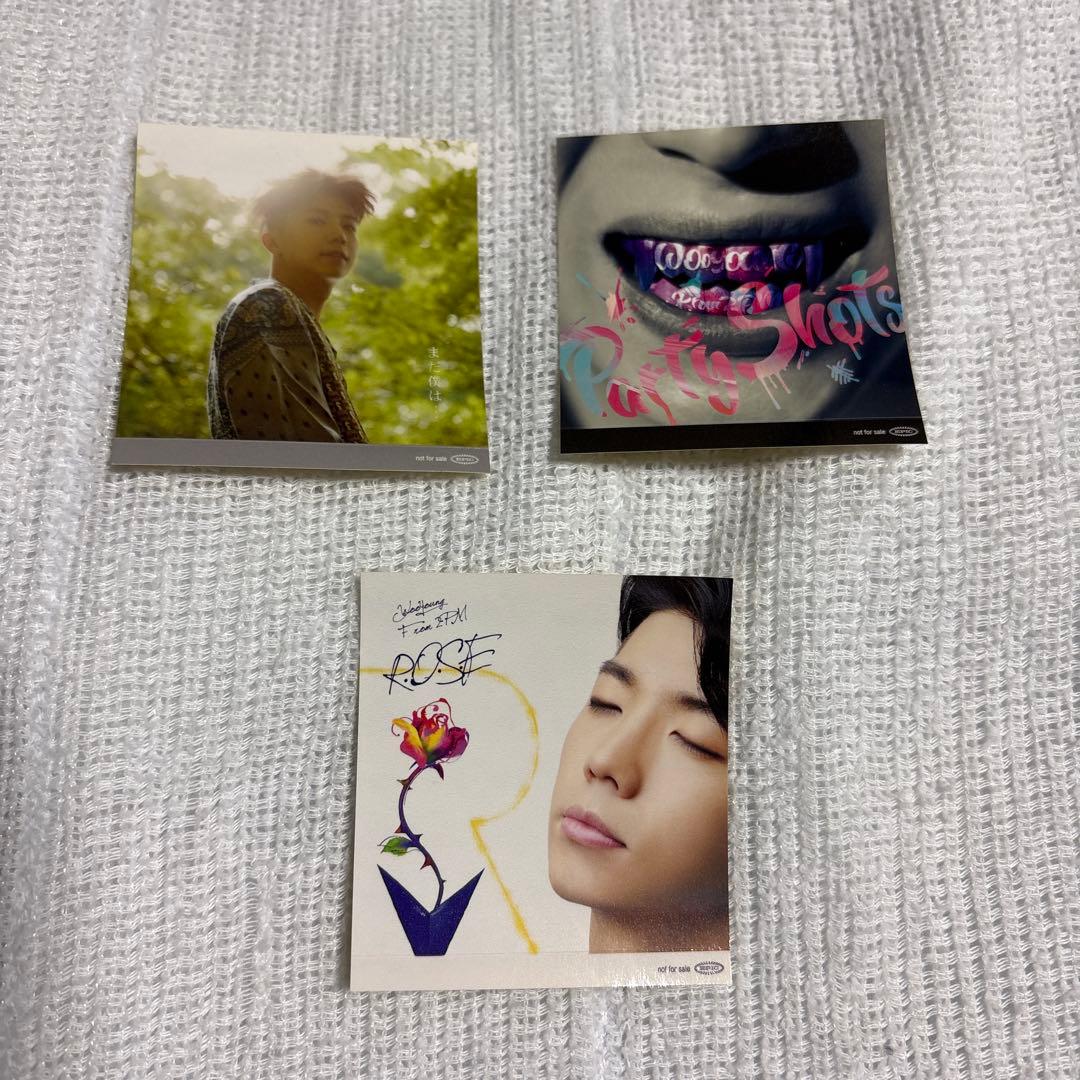 2PM / 2pm ウヨン　ベストアルバム　3形態3枚ずつ　カード＆ステッカー