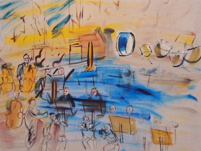 Raoul Dufy、ラウル・デュフィ【L’Orchestre】海外レゾネ