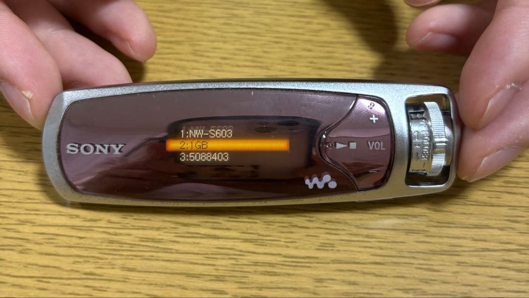 Sony Walkman NW-S603 ピンクメタル