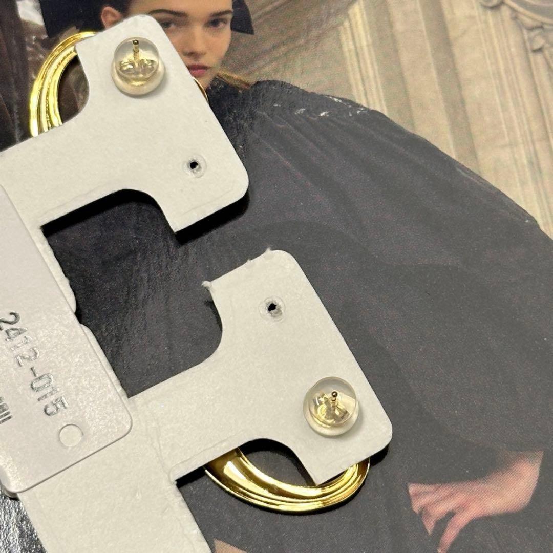 K18 オープンハート　ピアス ゴールド　18金