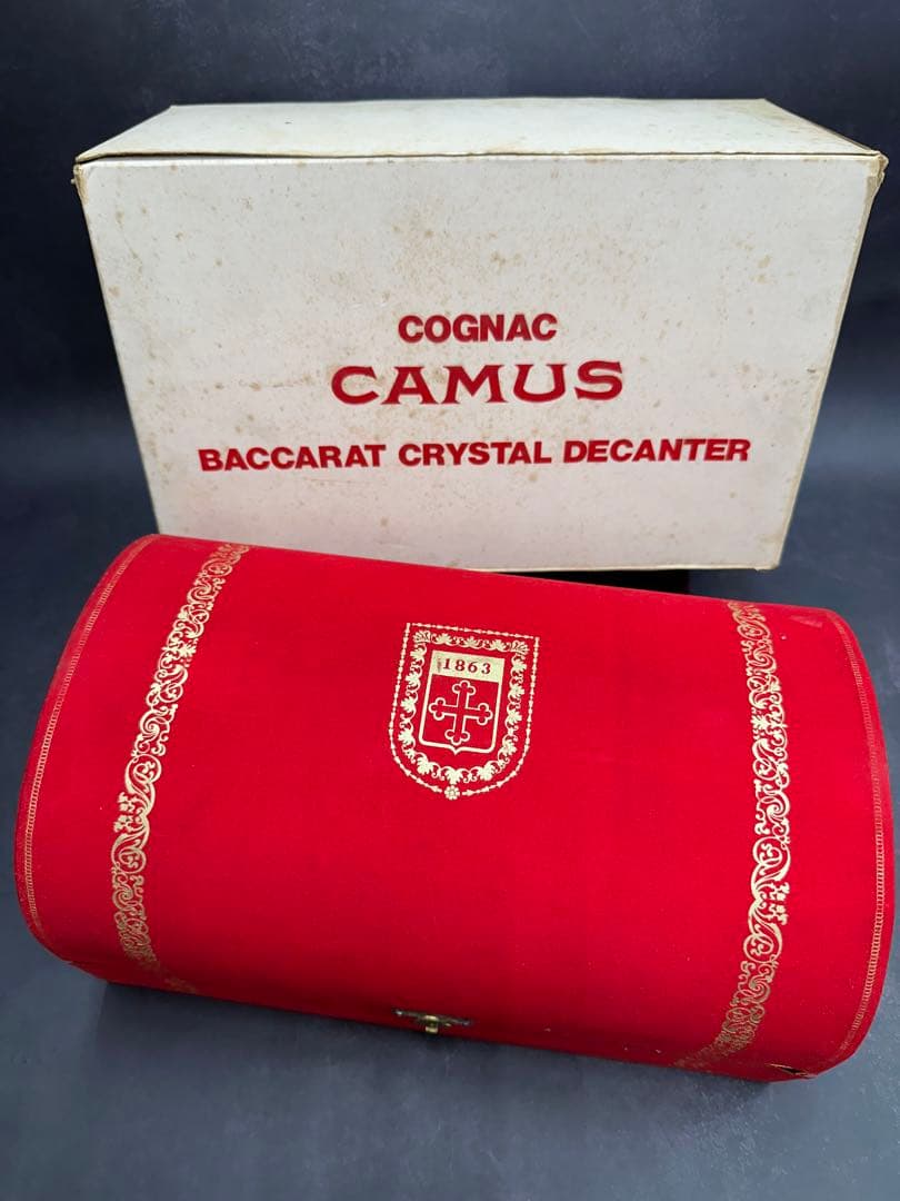【⭐️蔵出し激レア❣️未使用⭐️】CAMUS Baccarat クリスタル デキャンタ