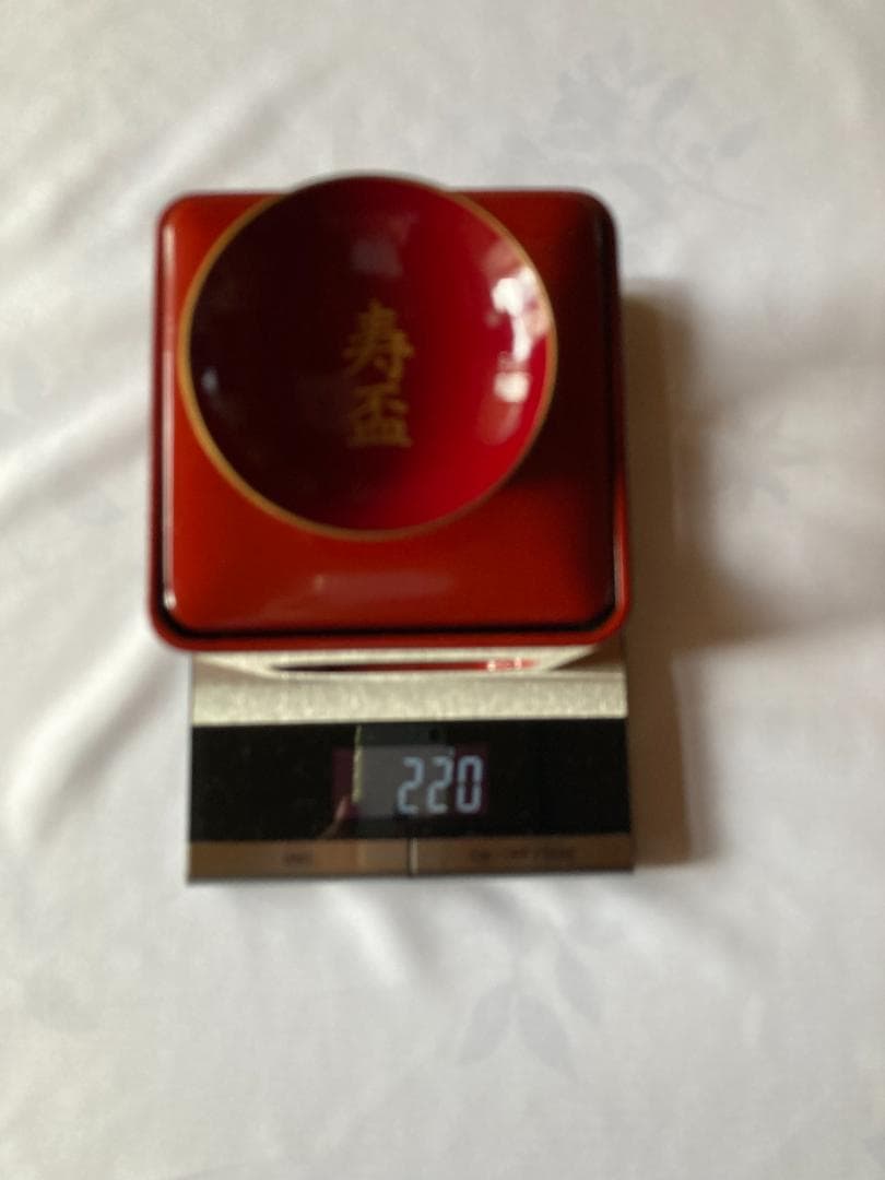 昭和レトロ、漆器の盃を置く台