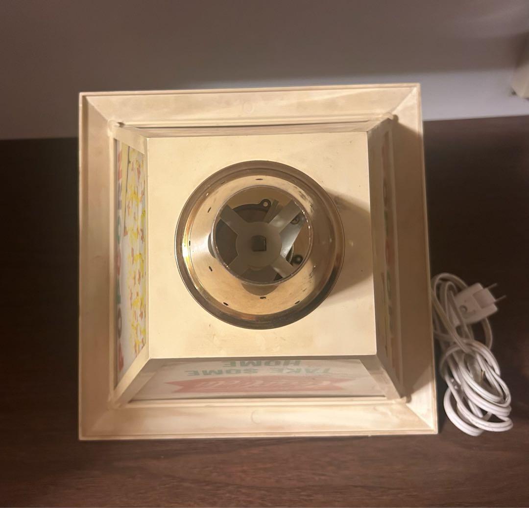 電飾看板 当時物 回転式 コカ・コーラ 照明　ペンダントライト ランプシェード