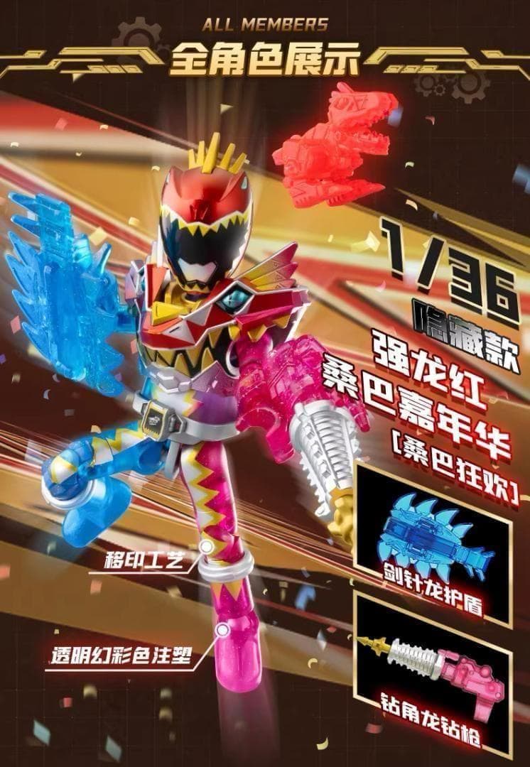 獣電戦隊キョウリュウジャー ブロックフィギュア2弾 海外限定