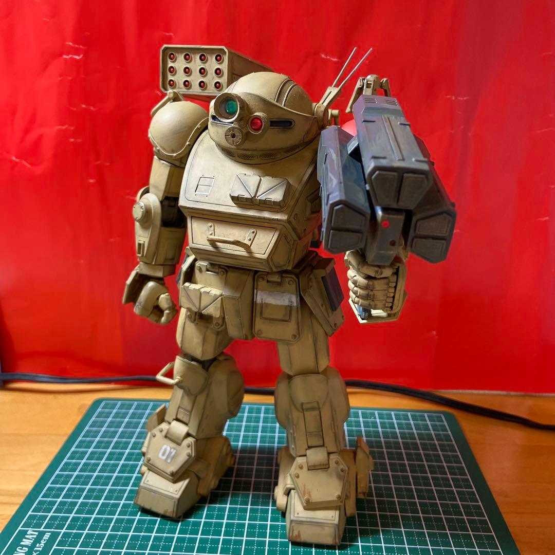 ニコスコープドッグ赤ショルダー　1\20 砂漠戦仕様　組み立塗装済　中古傷