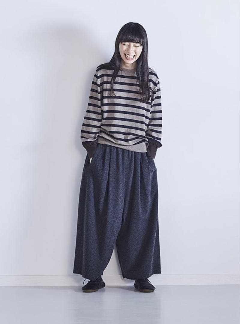 atelier naruseアトリエナルセ◼︎ラムウールワイドパンツ◼︎ʕ•ᴥ•ʔ