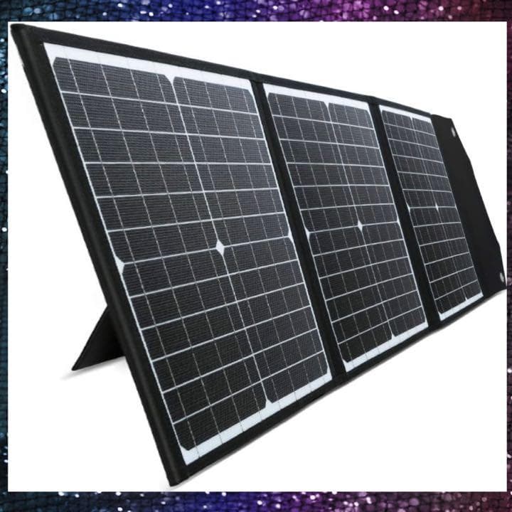 ❤スリムコンパクトながら100Wもの高出力♪❤使い勝手抜群❣ソーラーパネル