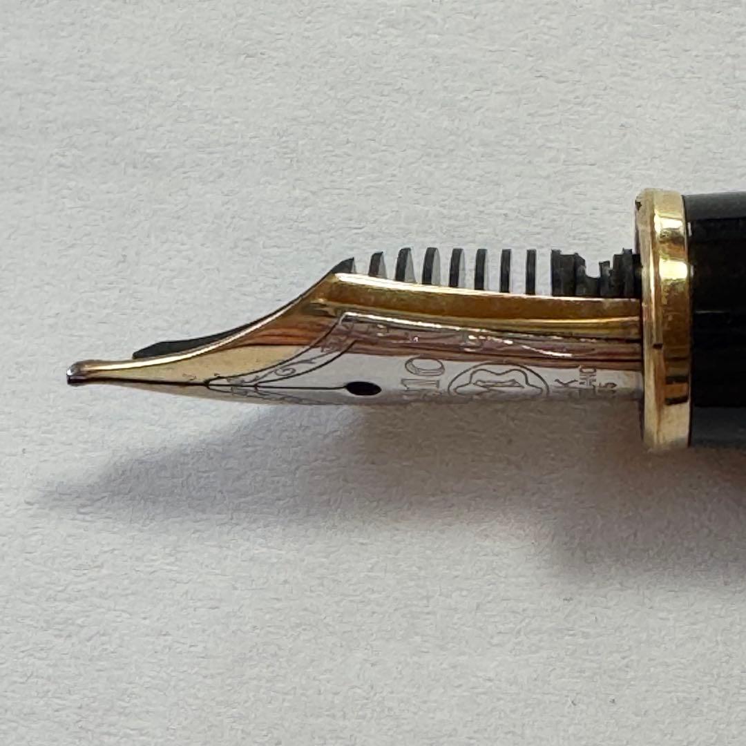 モンブラン万年筆　144 マイスターシュテュック 14K 585 コンバーター付