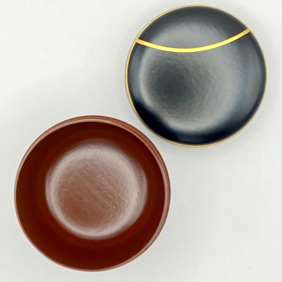 大棗 一閑塗 壺々　道場宗廣　共箱入　茶道具　薄茶器　漆芸　漆器　伝統工芸品