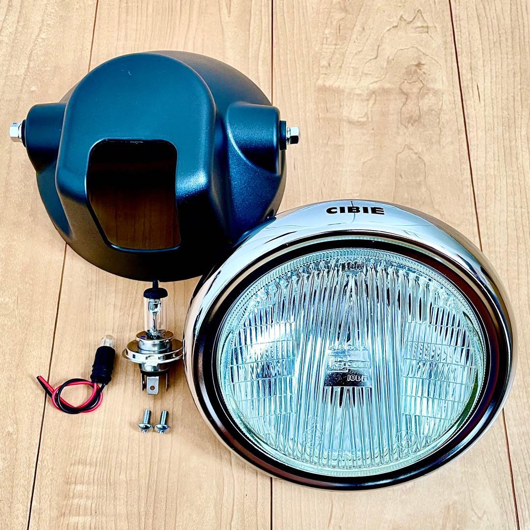 ⚡ゆうちゃん⚡！　当時物 CIBIE シビエ 凹み ヘッドライト