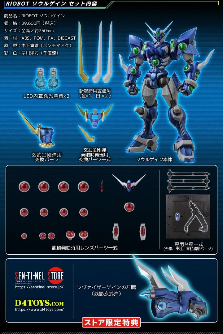 [未開封品] （ストア限定特典付） RIOBOT ソウルゲイン