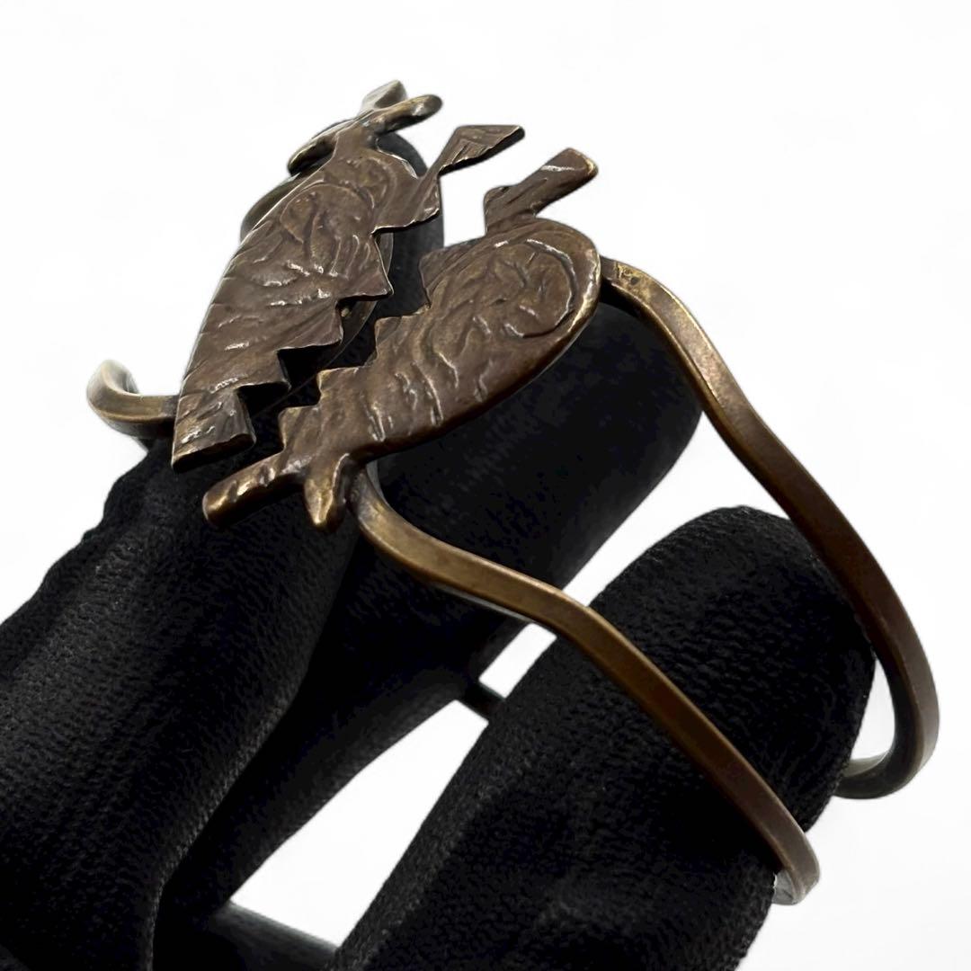 ガンダ gunda ミラクロ バングル ゴールド 真鍮 アクセサリー y2k