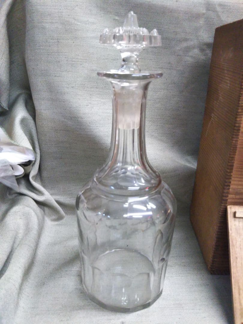 ギヤマン　デキャンタ　19世紀