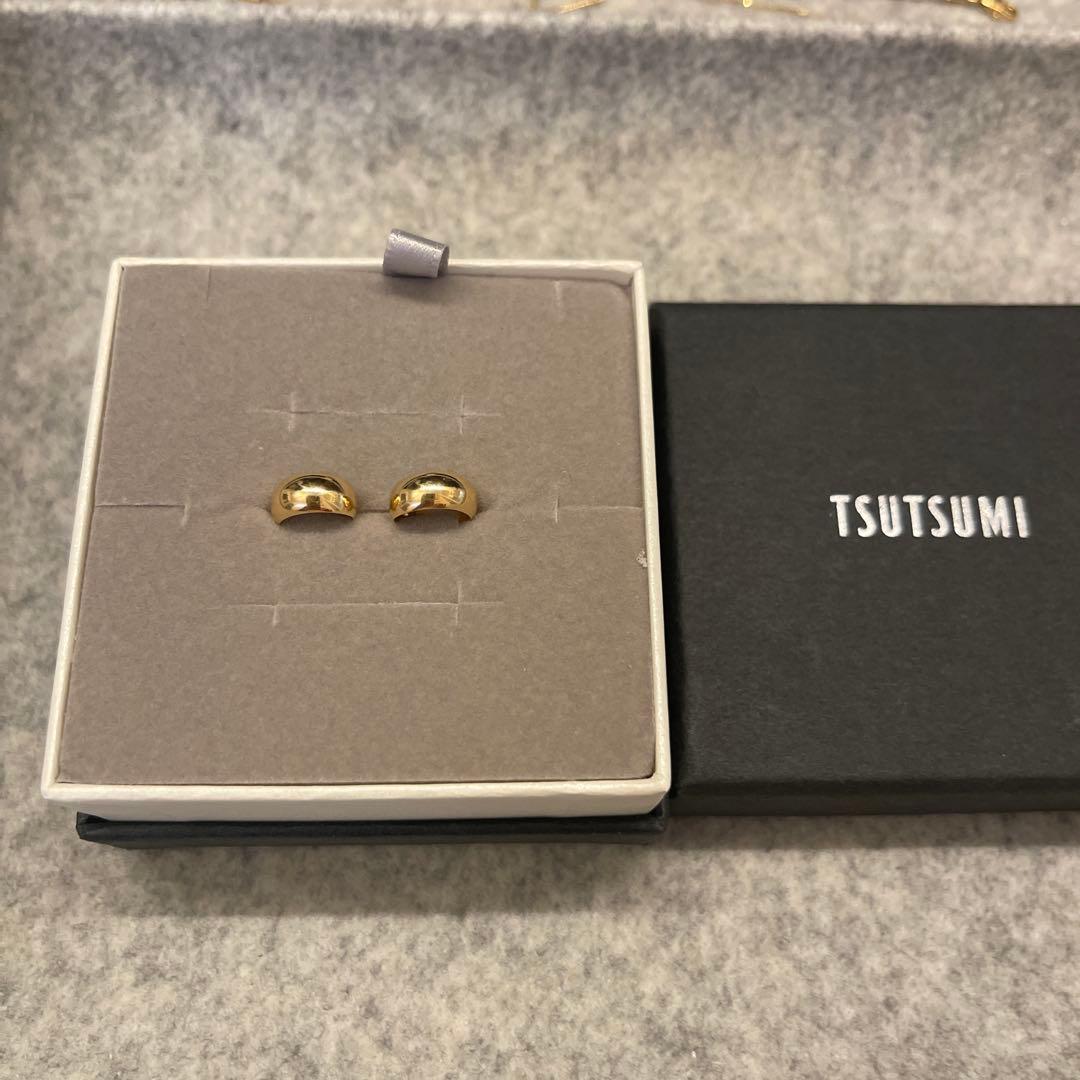 ジュエリーツツミ K18イエローゴールドピアス TSUTSUMI