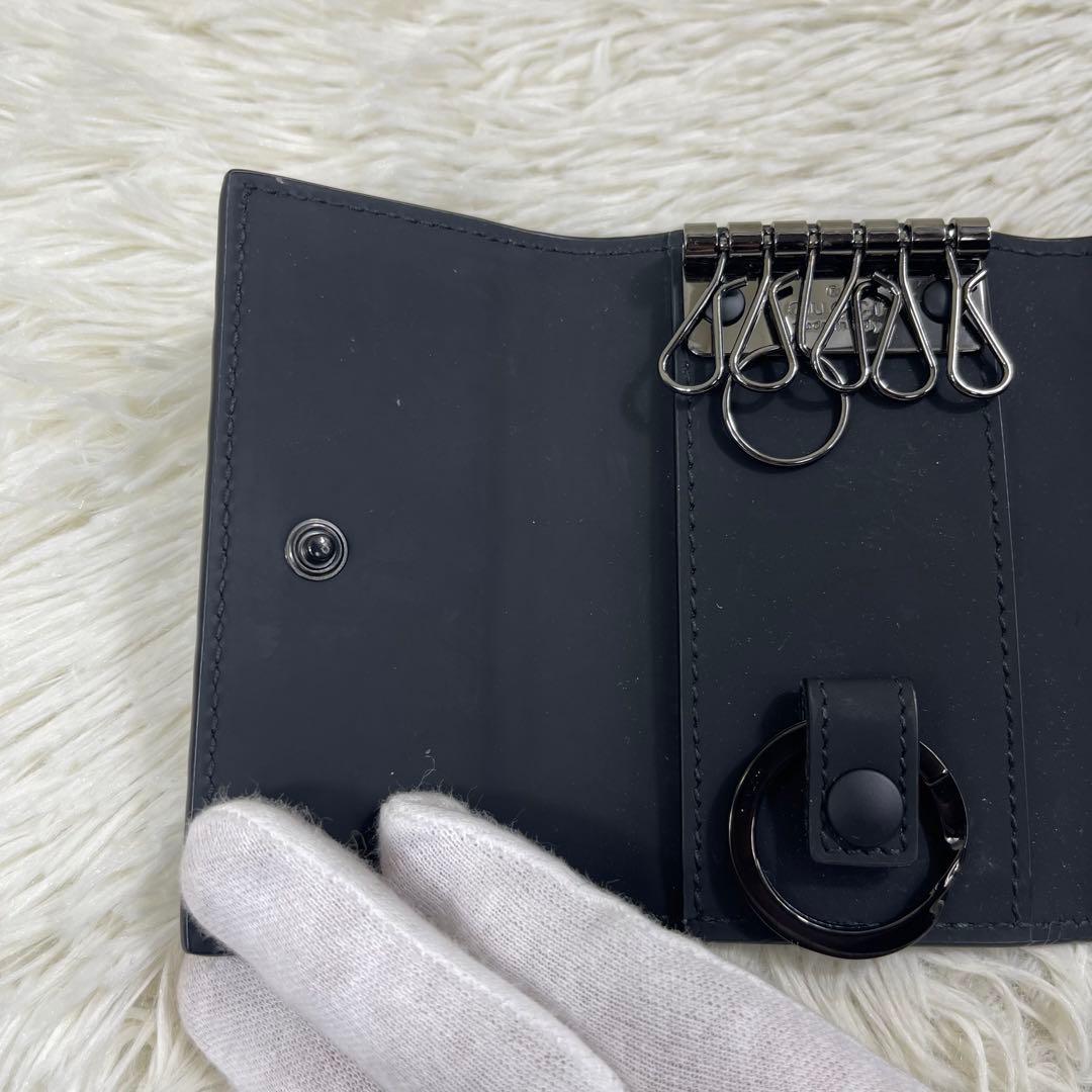 極美品‼️GUCCI ６連キーケース　インターロッキング　GG柄　グッチシマ