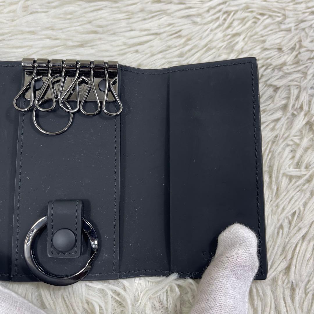 極美品‼️GUCCI ６連キーケース　インターロッキング　GG柄　グッチシマ