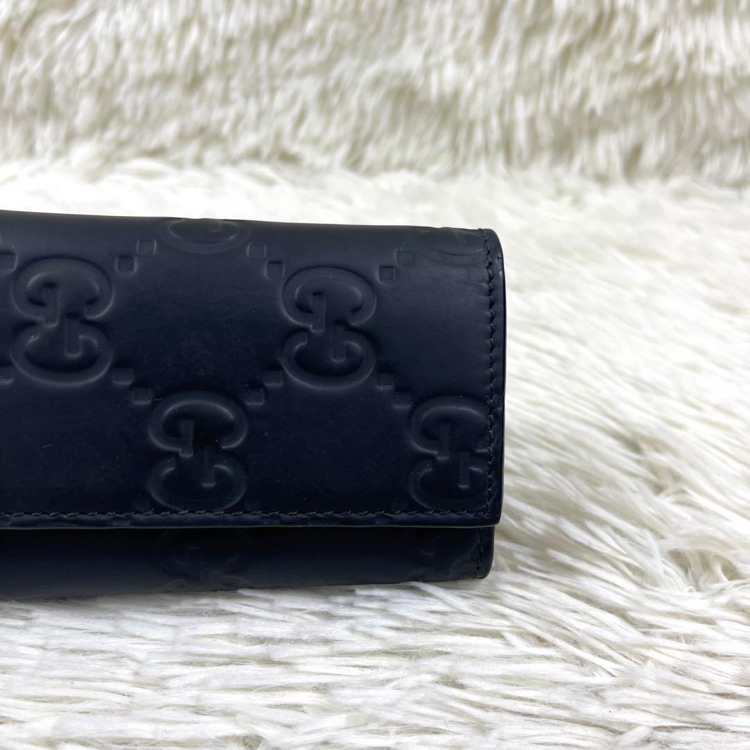 極美品‼️GUCCI ６連キーケース　インターロッキング　GG柄　グッチシマ