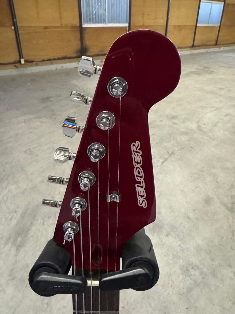 SELDER レッド エレキギター ストラトタイプ