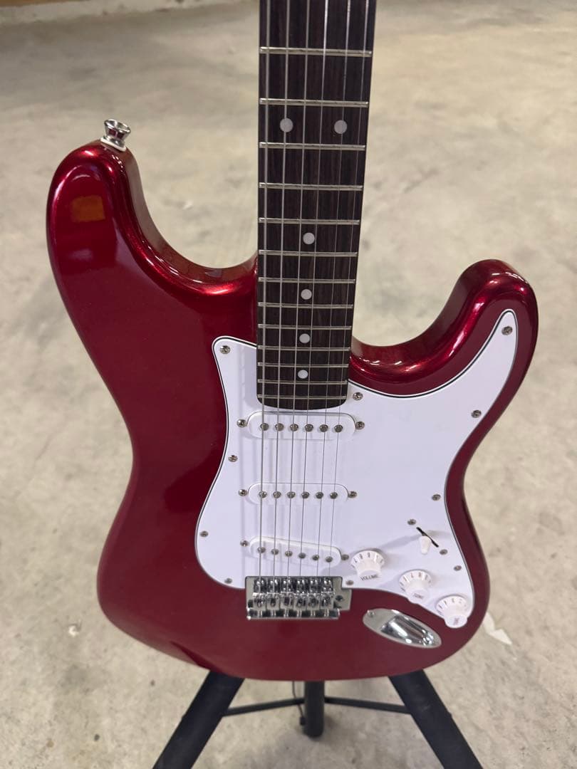 SELDER レッド エレキギター ストラトタイプ