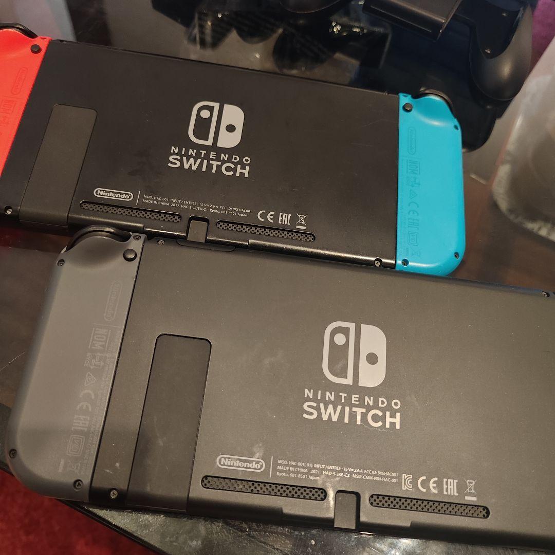 d*2様 Nintendo Switch 2台 ドック ジョイコングリップ 純正