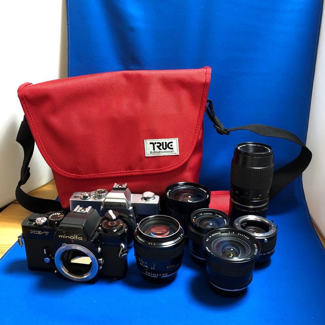 ミノルタカメラXE-7とレンズセット(SR505おまけ)