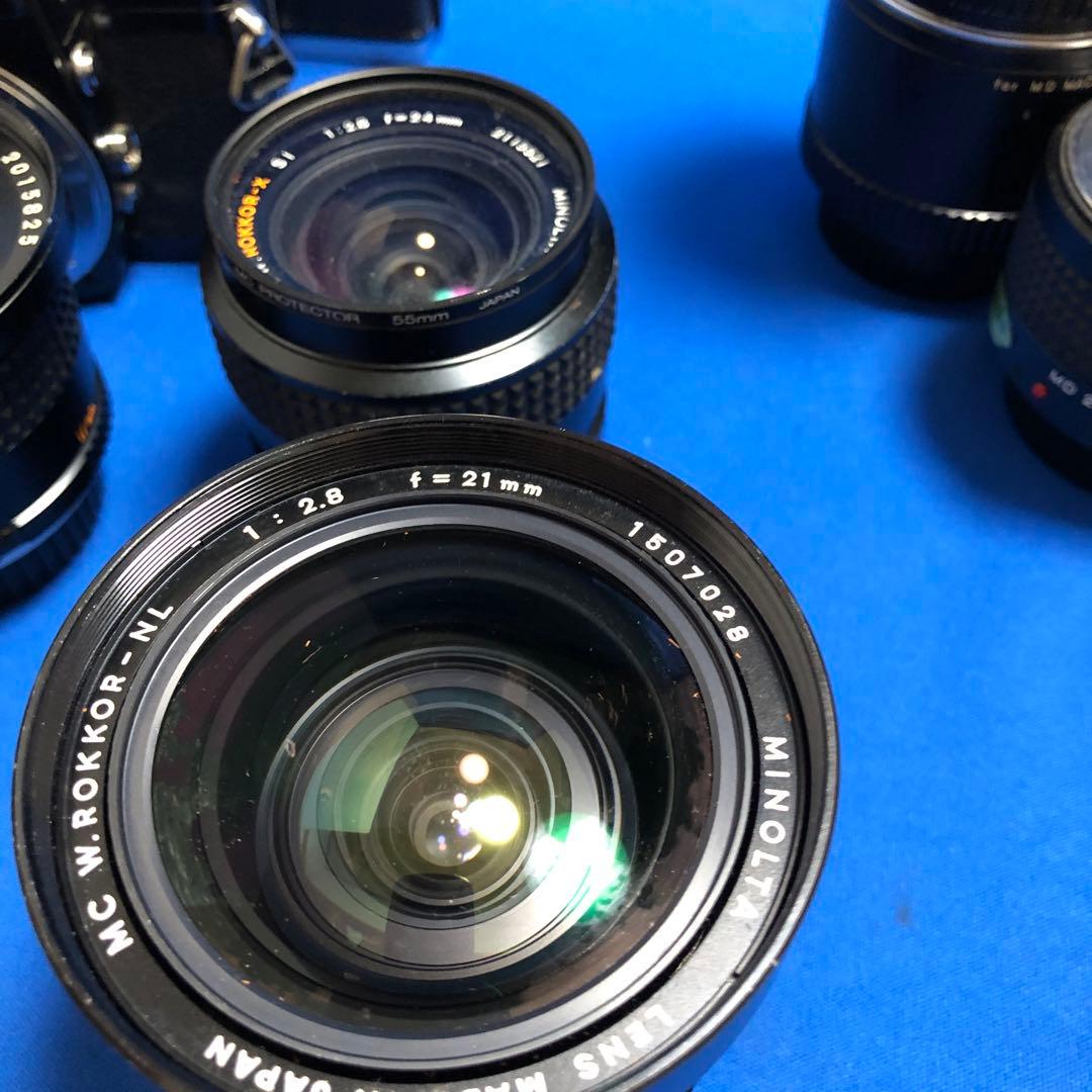 ミノルタカメラXE-7とレンズセット(SR505おまけ)