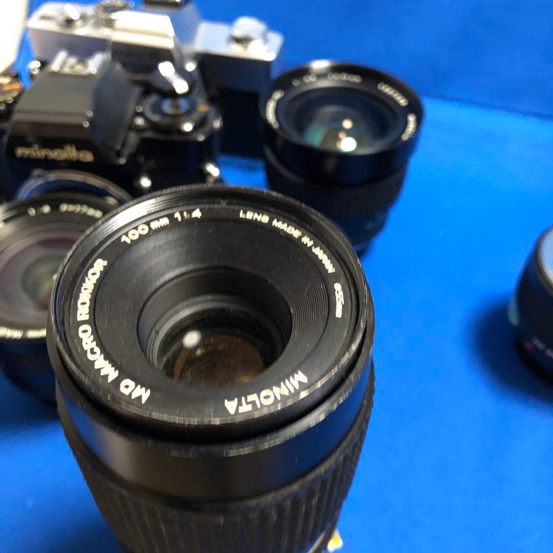 ミノルタカメラXE-7とレンズセット(SR505おまけ)
