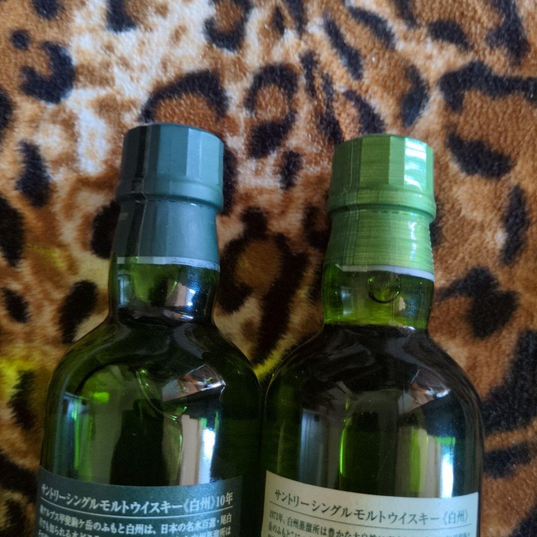 サントリー白州 シングルモルトウイスキー 10年 180ml