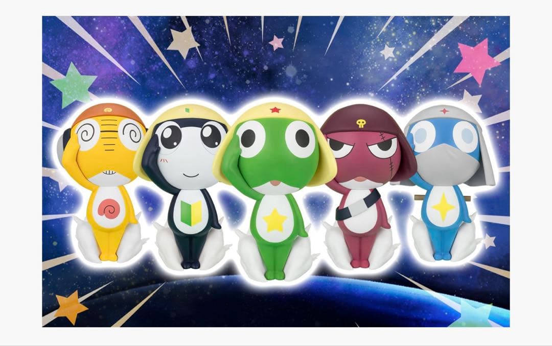 り*う様 おおきなSOFVIMATES　ケロロ　タママ　ギロロ クルル ドロロ