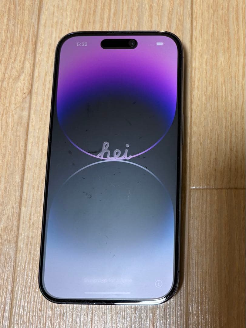 iPhone14Pro 256GB SIMフリー 美品 電池85％ 紫