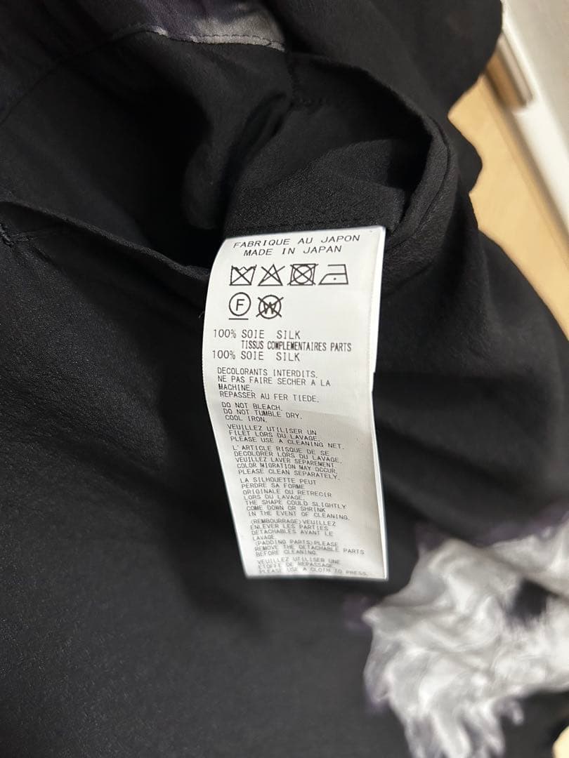 ヨウジヤマモト25ss シルク花柄ジャケット