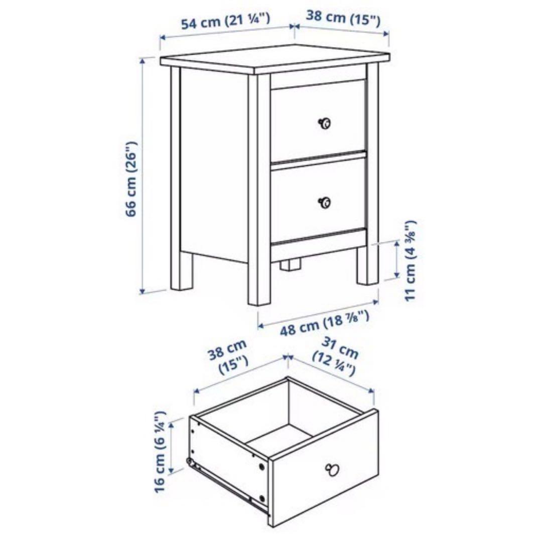 IKEA イケア チェスト　HEMNES ヘムネス