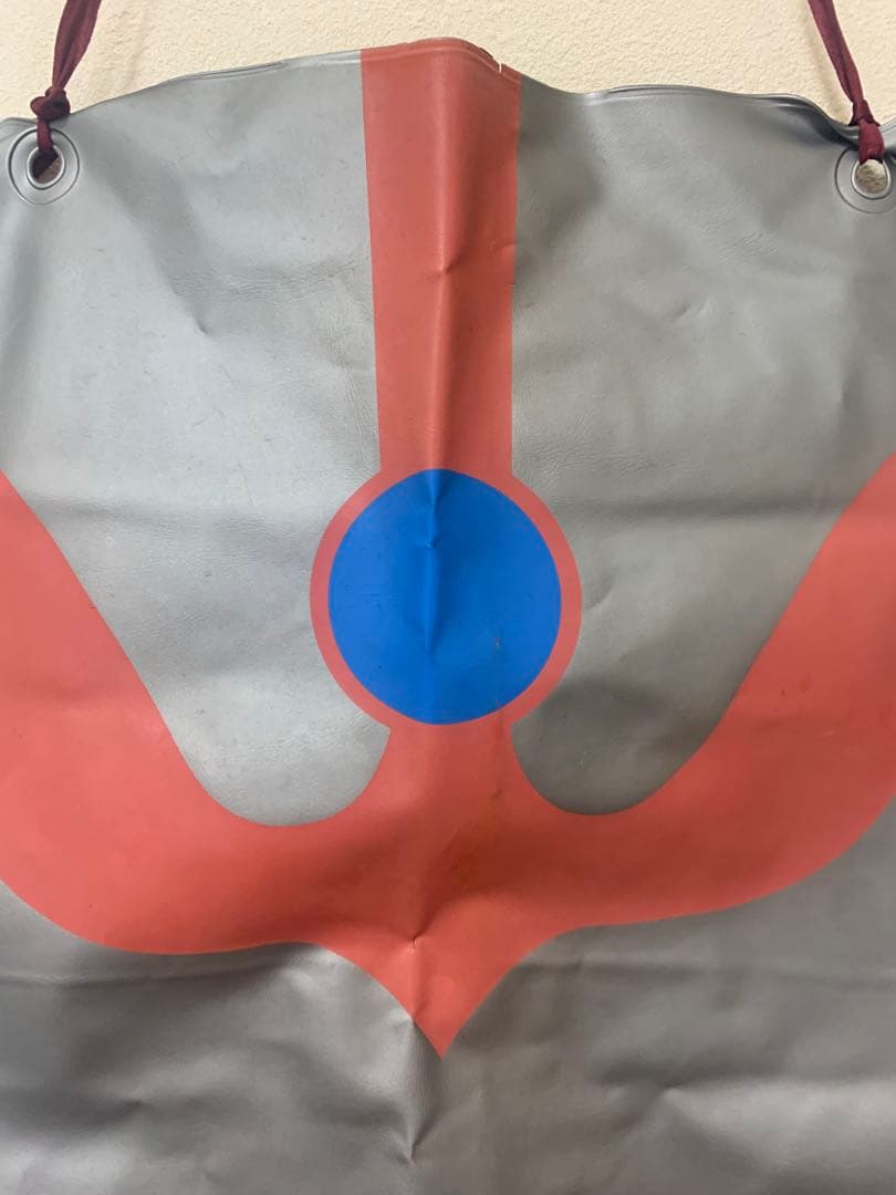 廃番レア1989年BANDAI 初代ウルトラマンエプロン 撥水厚手ビニール日本製