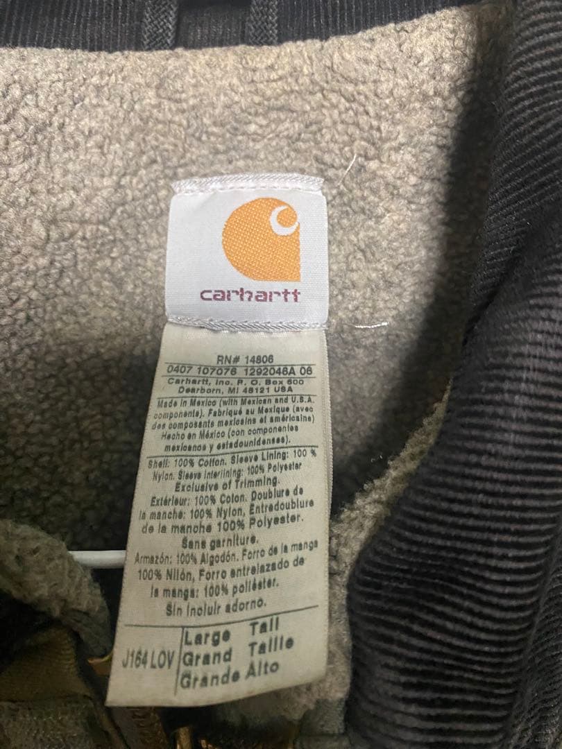 Carhartt オリーブ　デトロイトジャケット