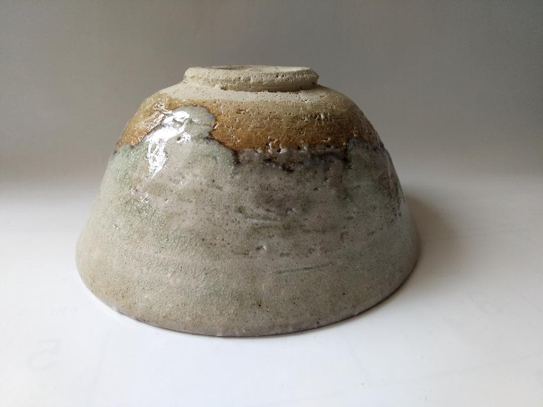 古瀬戸窯 二十六世 加藤作助 瀬戸伊賀 茶碗 共箱 共布 栞 茶道具 抹茶 新品