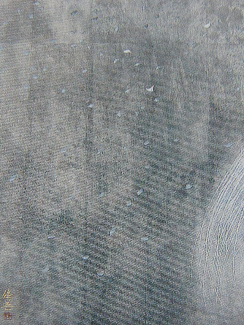 西田俊英、【きさらぎの月】、希少な額装用画集より、新品額装付、