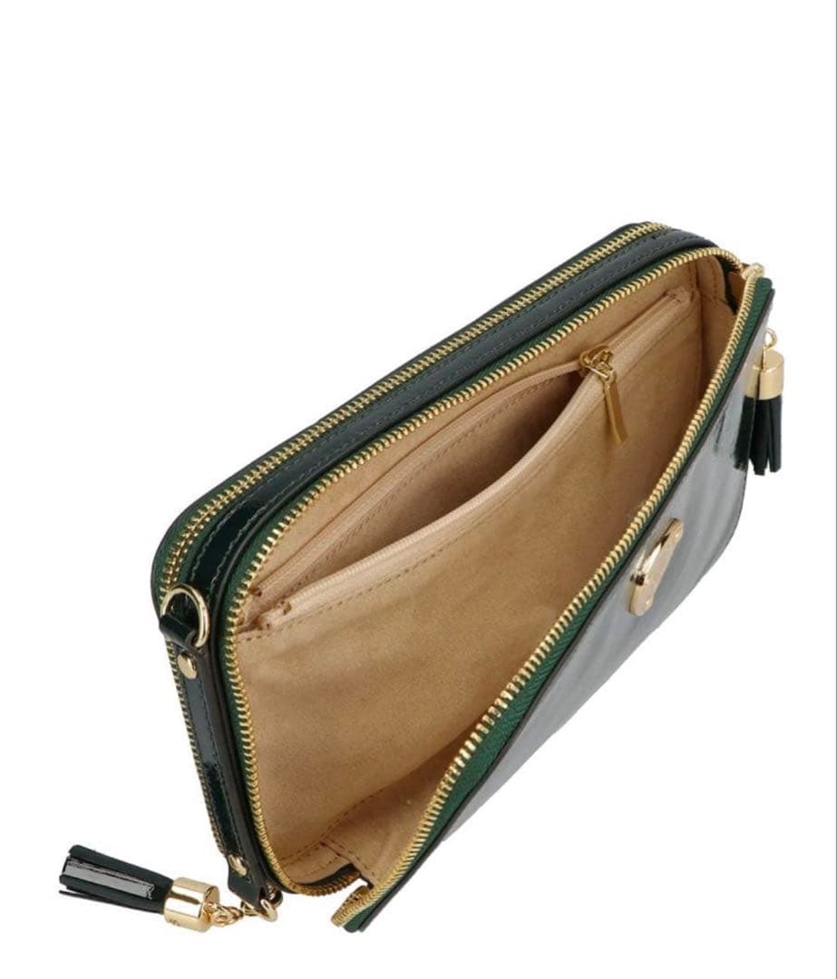 【早い者勝ち！】新品 アタオ アミュレット スマホショルダー エメラルドグリーン