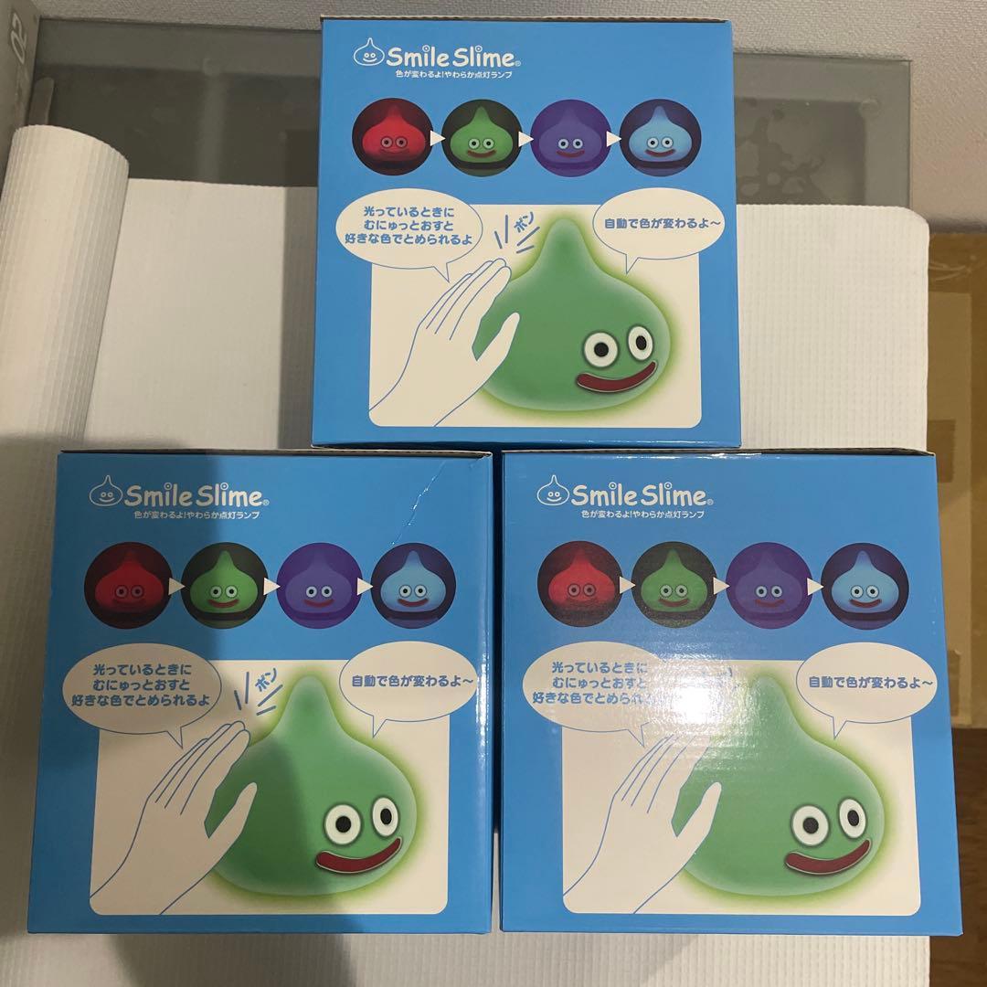 新品 ３個セット ドラゴンクエスト スライム 色が変わるよ!やわらか点灯ランプ