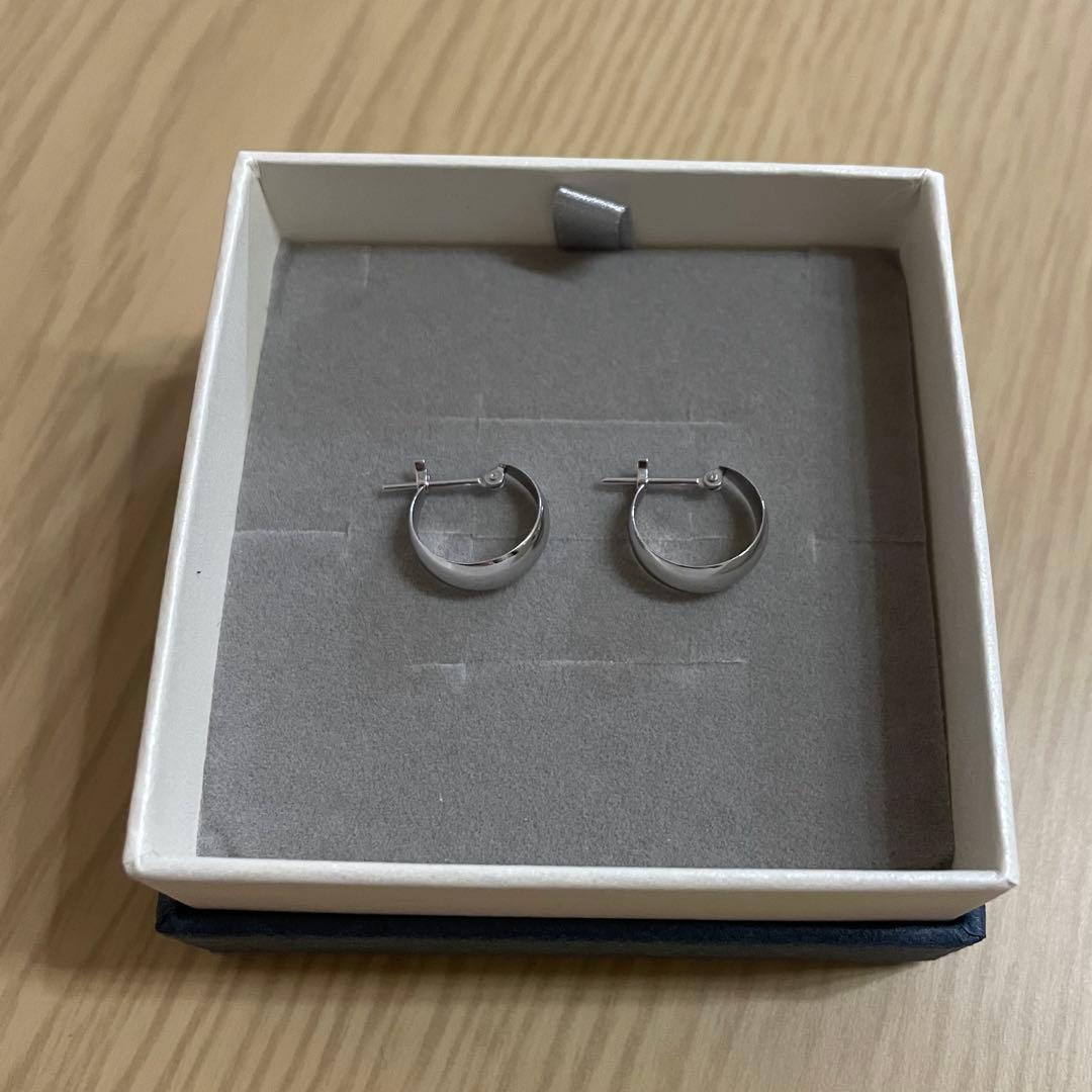 TSUTSUMI ツツミ フープピアス プラチナピアス