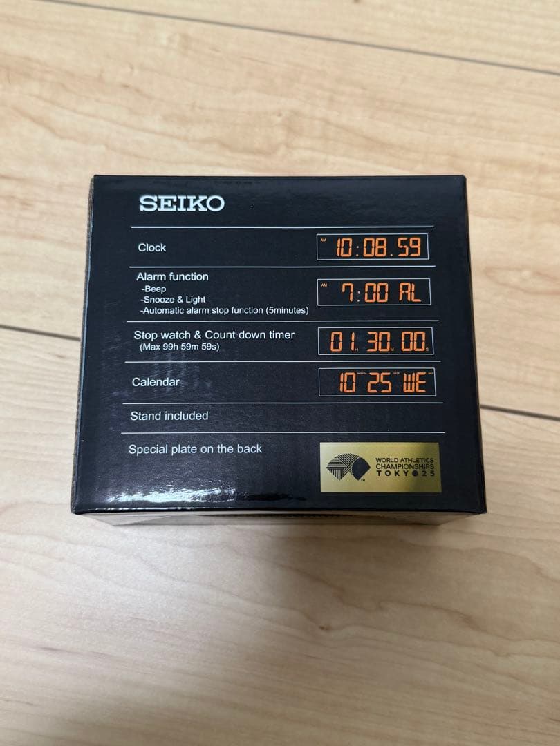 完売品SEIKO デジタル置時計 ゴールド 2025個限定