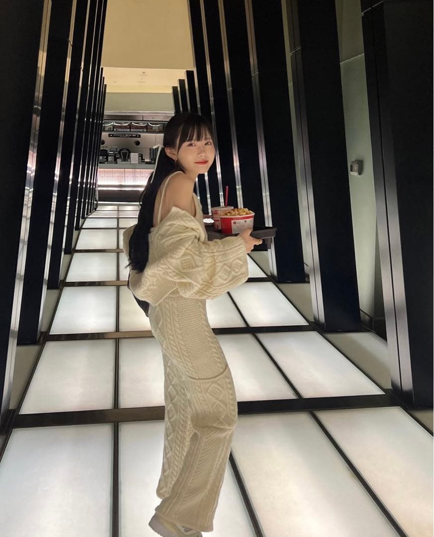 【THE TOÉ】LA ROCHELLE KNIT PANTS ivory