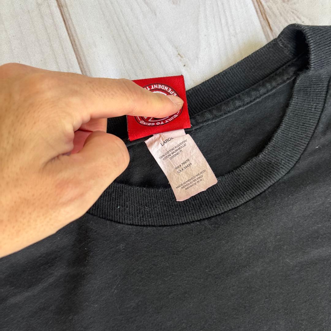 Independent アイアンクロス ロンT 再販不可 黒 L