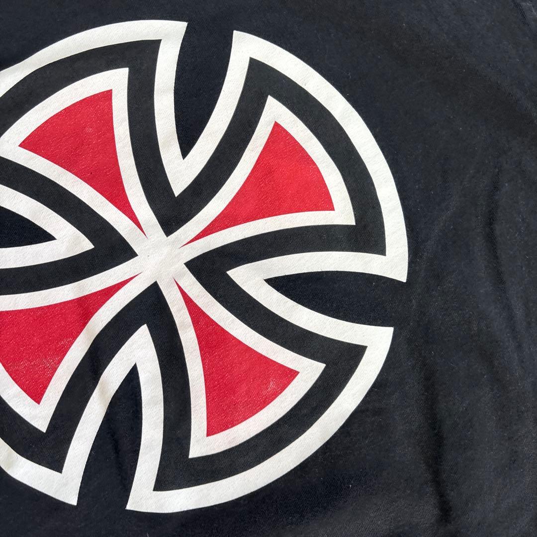 Independent アイアンクロス ロンT 再販不可 黒 L