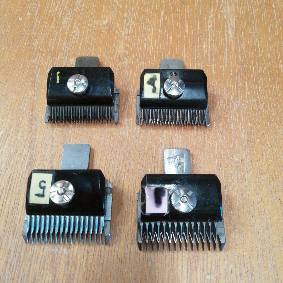 【ジャンク】バリカン用刃 8個セット＋欠けてるバリカン1個