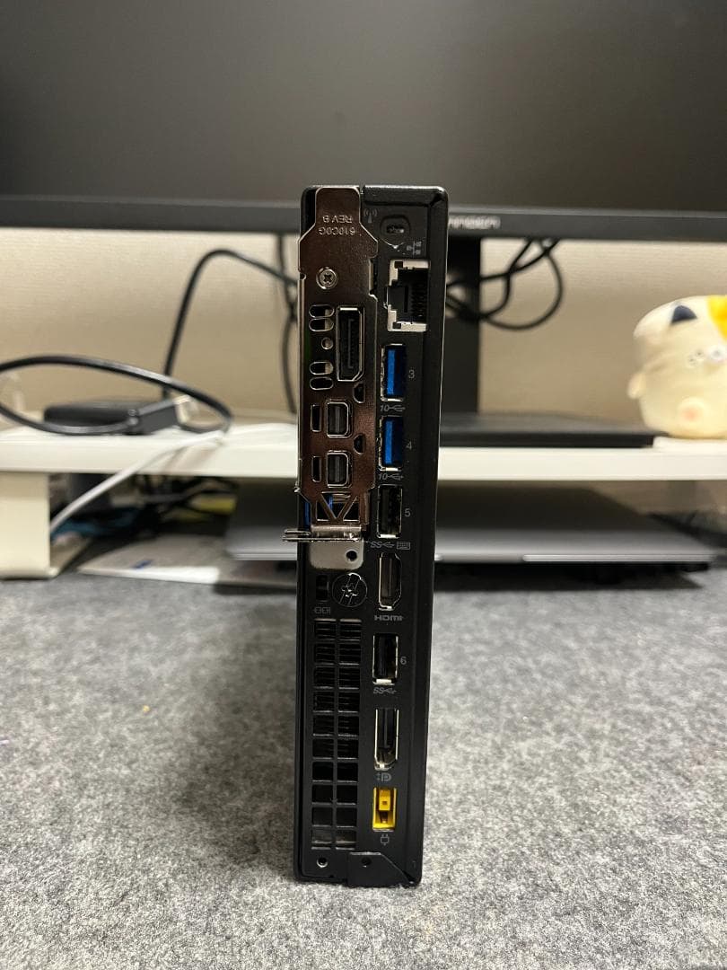 Lenovo M720q i5第9世代WX3100グラボ16GB RAM SSD