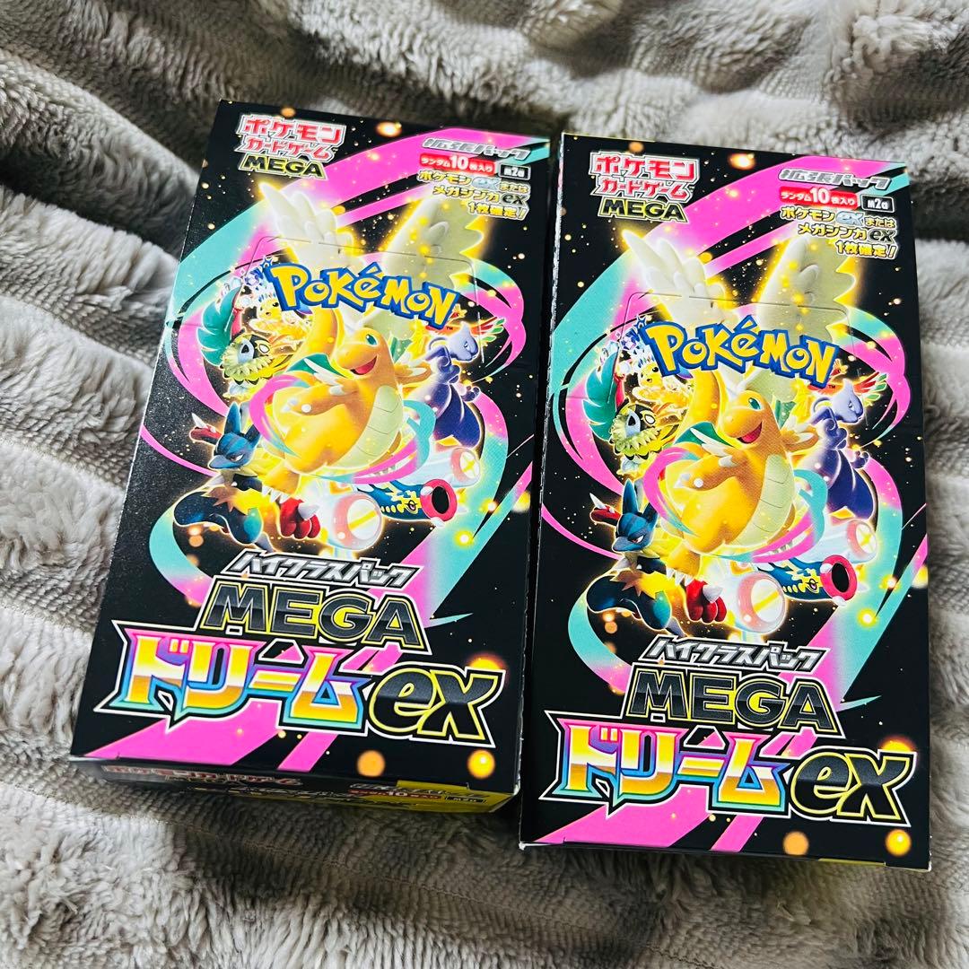ポケモンカードゲーム MEGA ドリームex ２ＢＯＸ　シュリンクなし