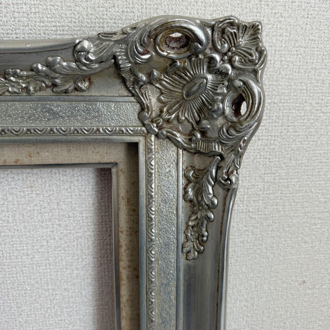 ビンテージ 特大 アート フレーム 額縁 アンティーク 店舗の装飾に シャビー