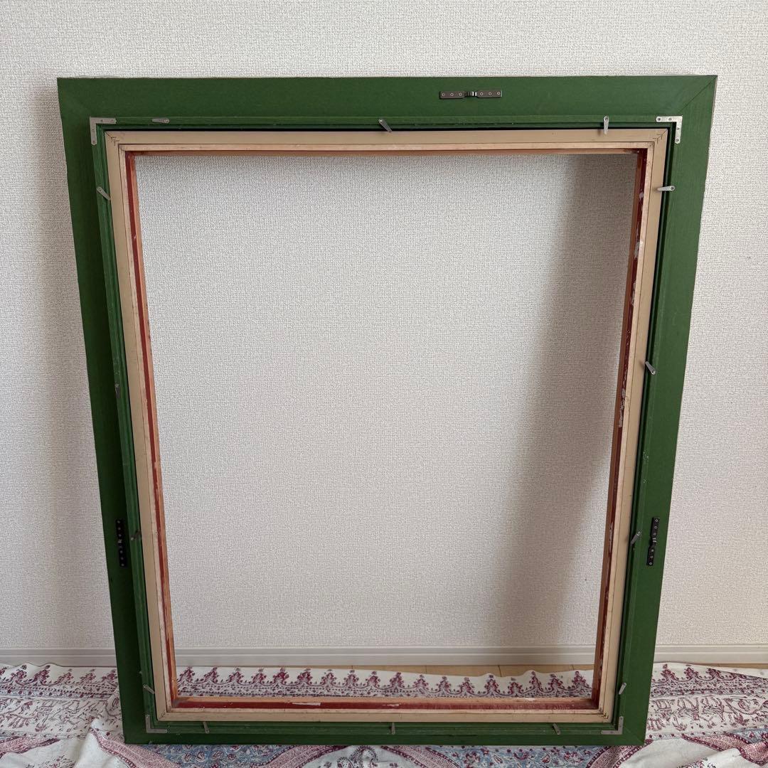 ビンテージ 特大 アート フレーム 額縁 アンティーク 店舗の装飾に シャビー