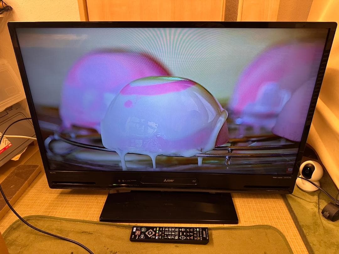 三菱 40型 テレビ Blu-ray HDD内蔵 LCD-A40BHR7 美品！
