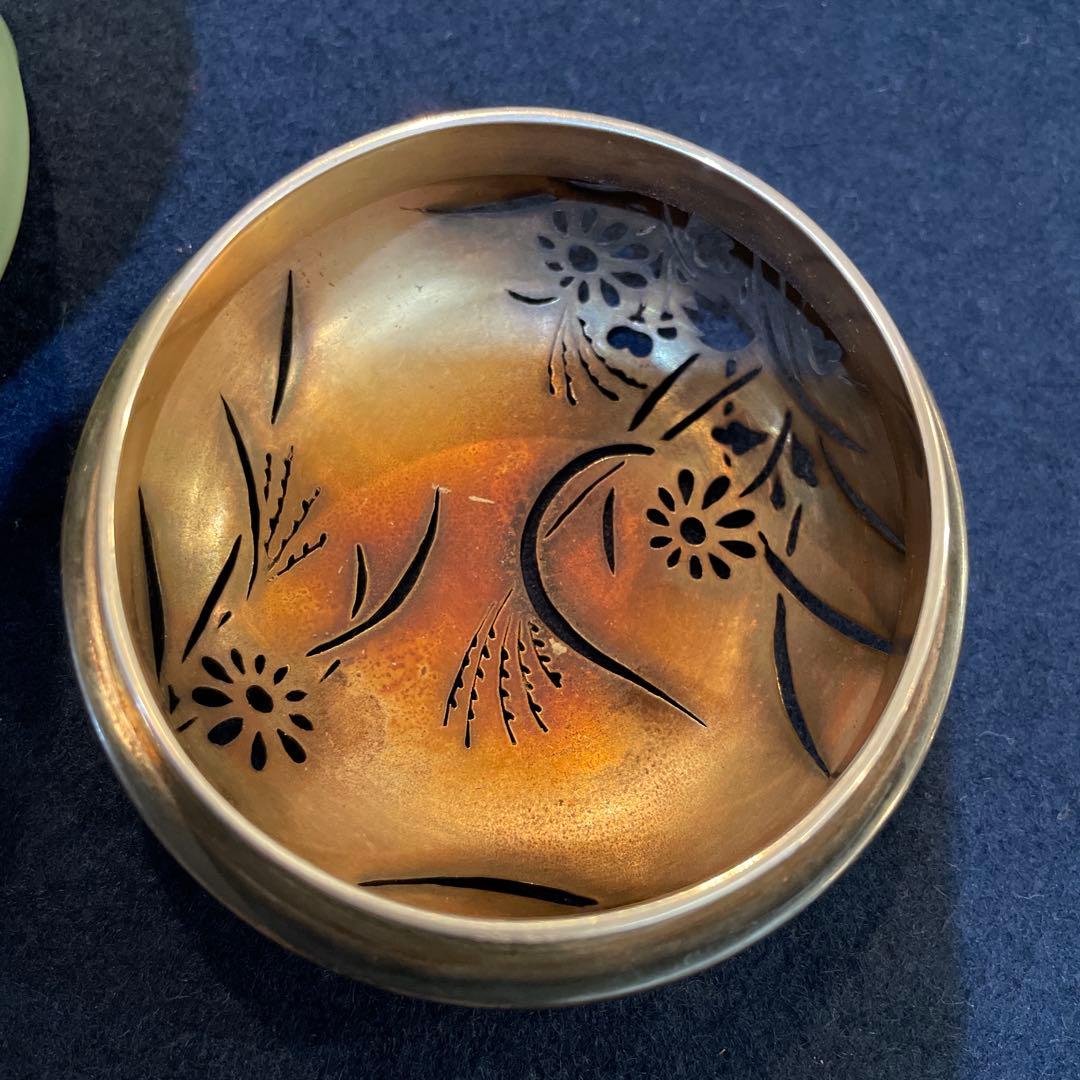 「千家十職」14代【永楽善五郎(得全)】(作) 、【中川浄益】造り『銀火屋香炉』